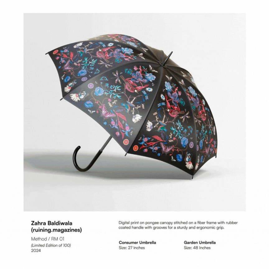 Umbrella Project Method Art Gallery Ruining Magazines Zahra Baldiwala.gif