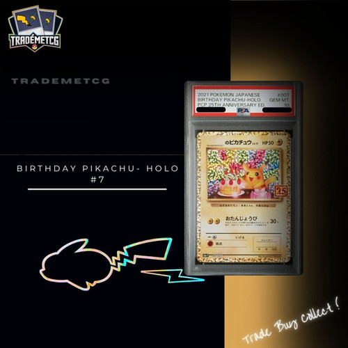 Pokemon【PSA 10】's Pikachu #7 Pokemon Japanese 25th Anniversary