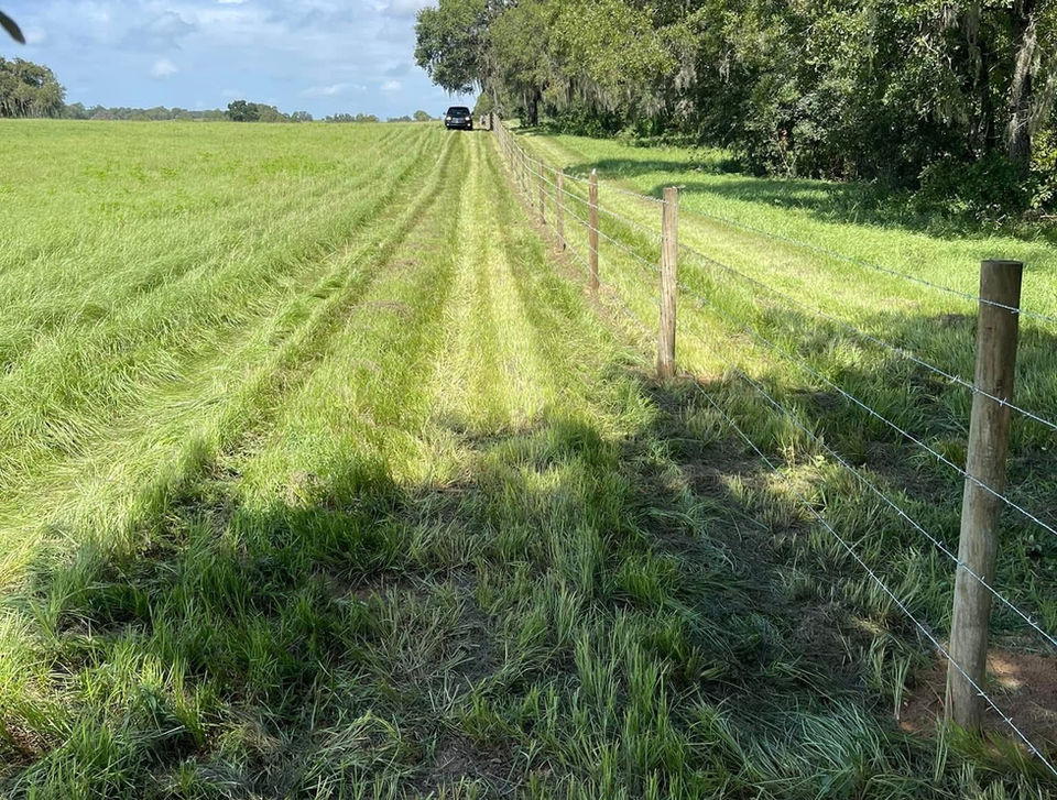 Barb Wire Fence Completed by Whitelaw Fence