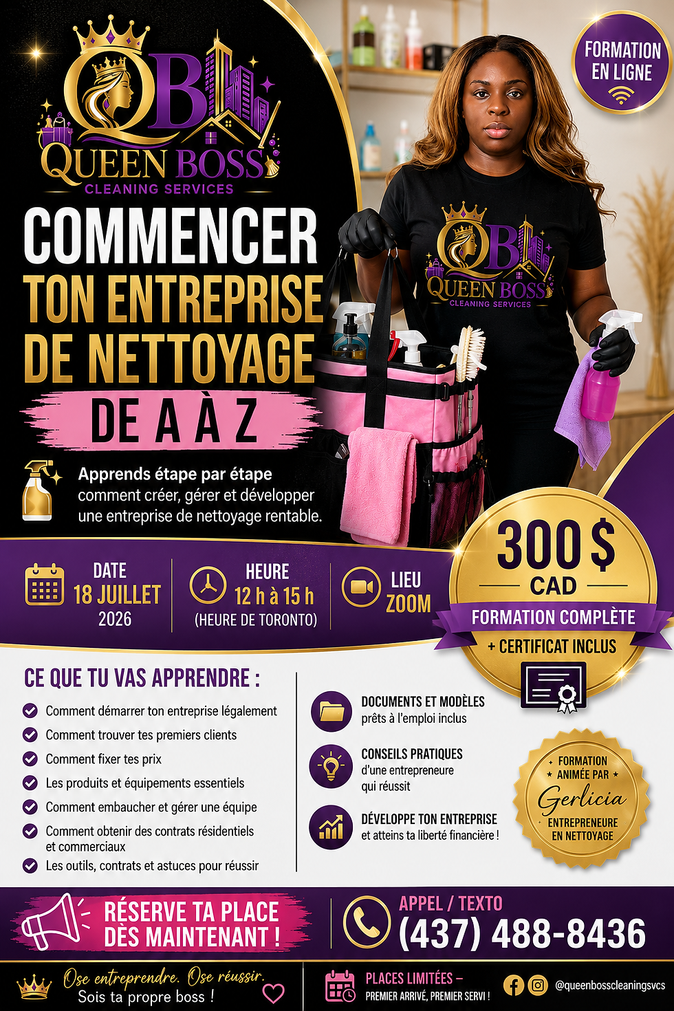 Lance ton entreprise de Nettoyage (cleaning)