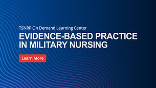 TGF-3768-CVENT-On Demand Learning Center-Channel Covers_Evidence-Based Practice in Militar