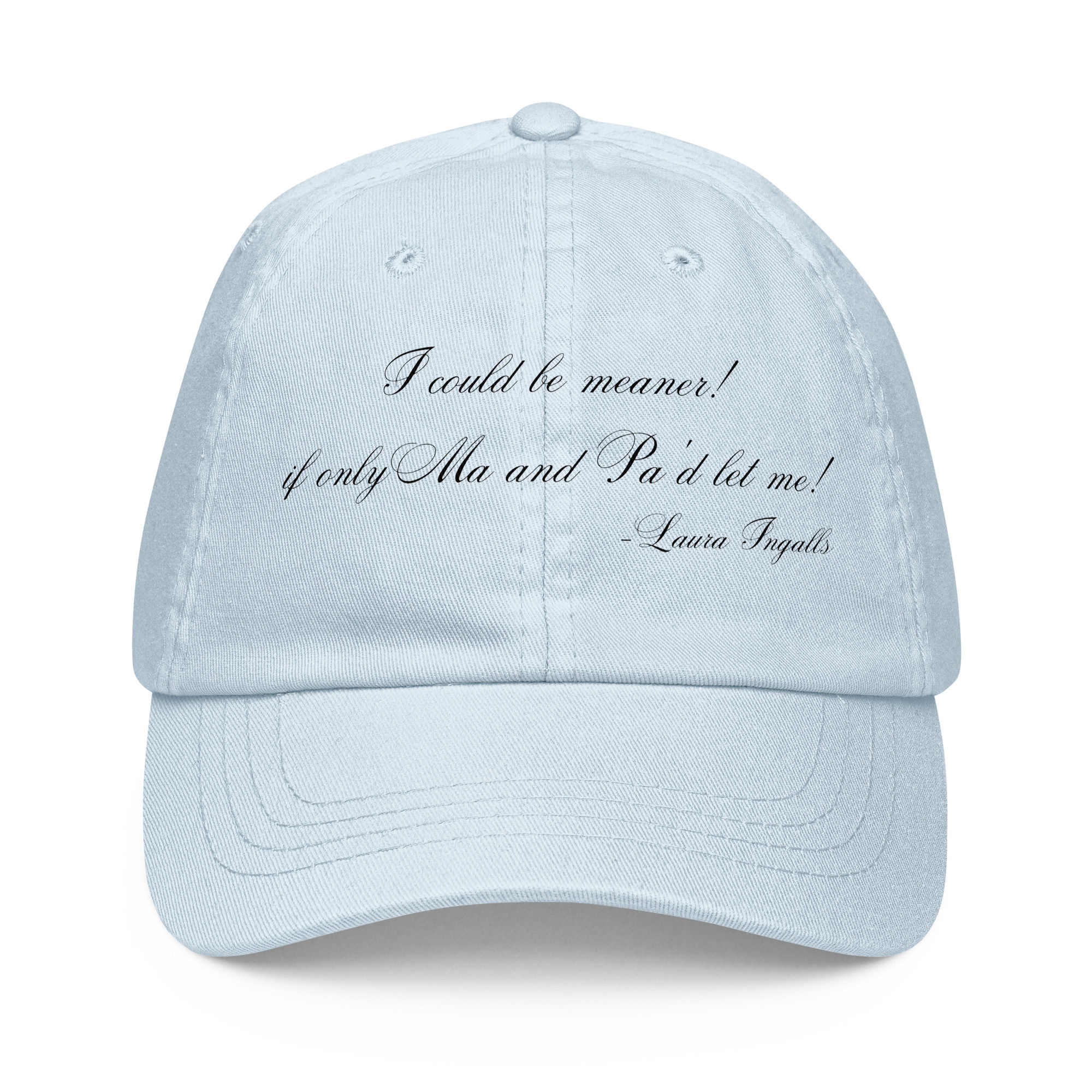 Laura: Pastel baseball hat