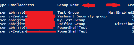 How to get List of Groups in Office 365 and its Members in a consolidated output using Powershell