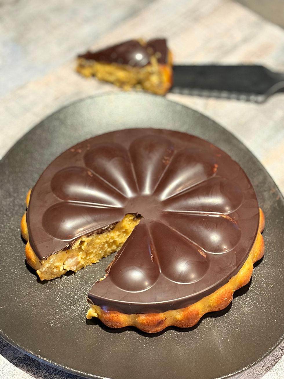 Gâteau poire amande sans gluten et sans lactose