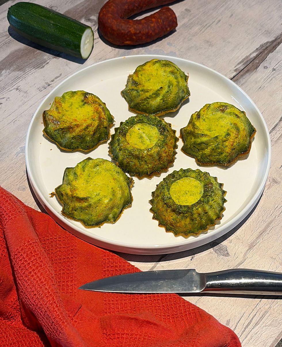 Frittata aux épinards et chorizo (ou quiche sans pâte protéinée facile)