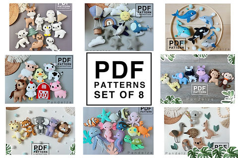 アニマルパターンの本　PATTERN'S 8 ANIMALS 41H+zNekqVL.jpg_BO30,255,255,