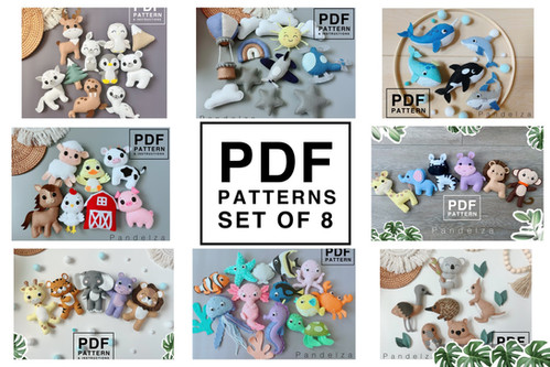 アニマルパターンの本 PATTERN'S 8 ANIMALS 8: An Animal
