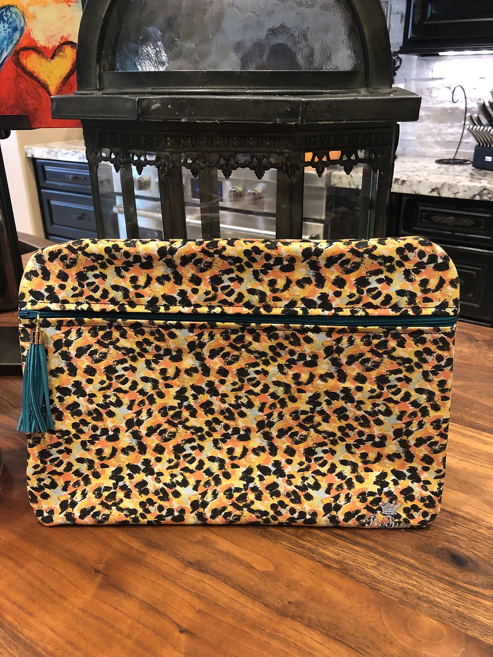 Colorful Leopard Rodina Makeup Bag