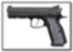 Thumbnail: CZ 75 Aluminum Grips - Shadow 2 - LONG