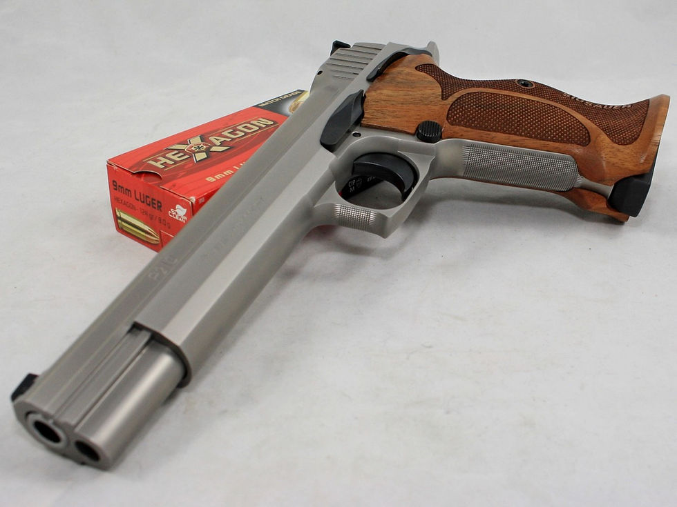 Thumbnail: Sig Sauer P210 Super Target 6" - Stainless Finish - 9mm - VERY RARE !