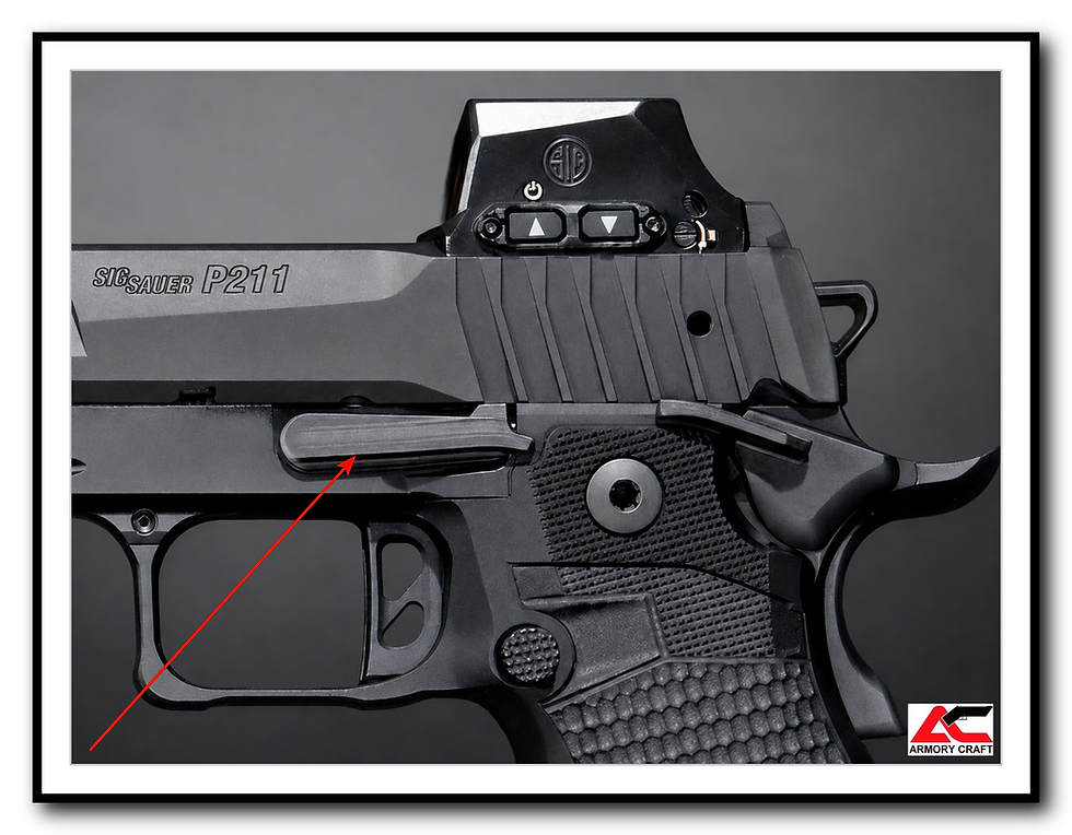 Thumbnail: Extended Slide Catch Release For Sig Sauer P211 GTO - LEFT side only