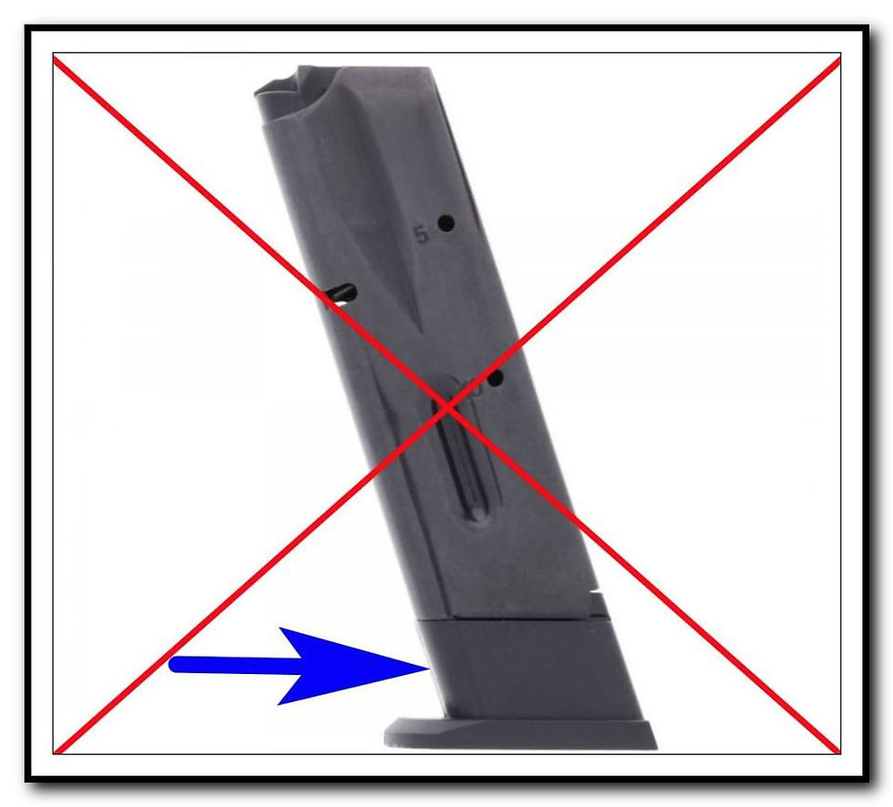 Thumbnail: CZ 75 Base Pad - 'PLUS 1' - SILVER - For Full Sized 17rd CZs - NO MAGWELL!