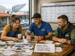 NZ Business owners discussing AI for marketing