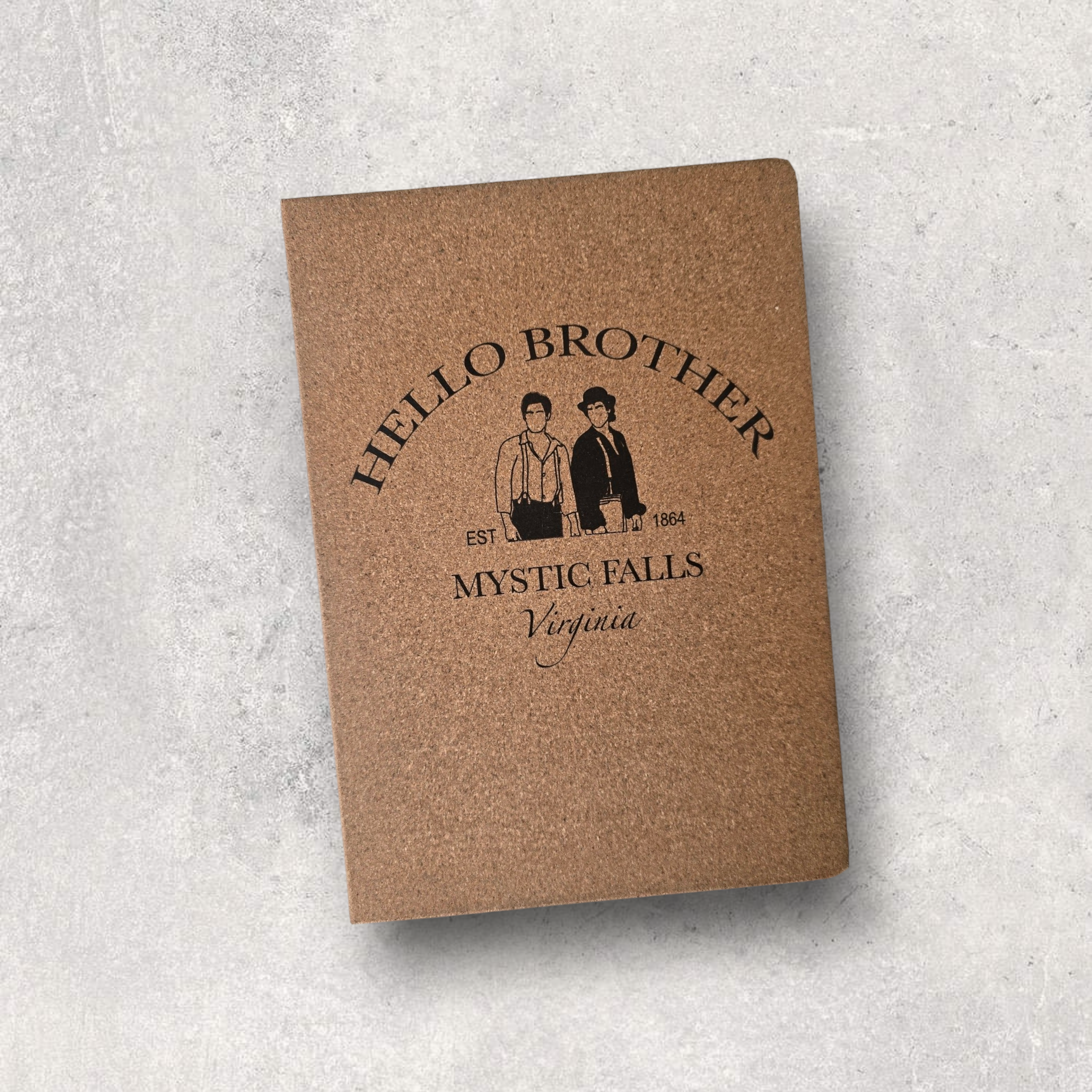 Carnet gravée  -The Vampire Diaries - 18x25 - 64 Pages