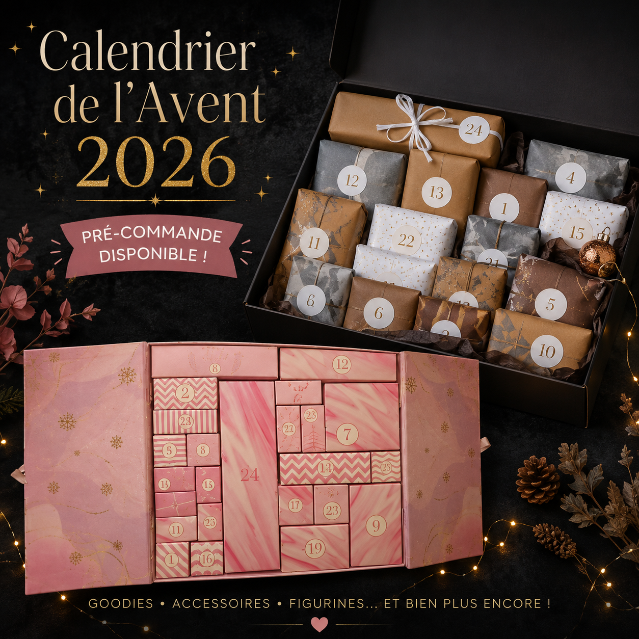 Pré-commande - Calendrier de l'avent à thème - Édition 2026