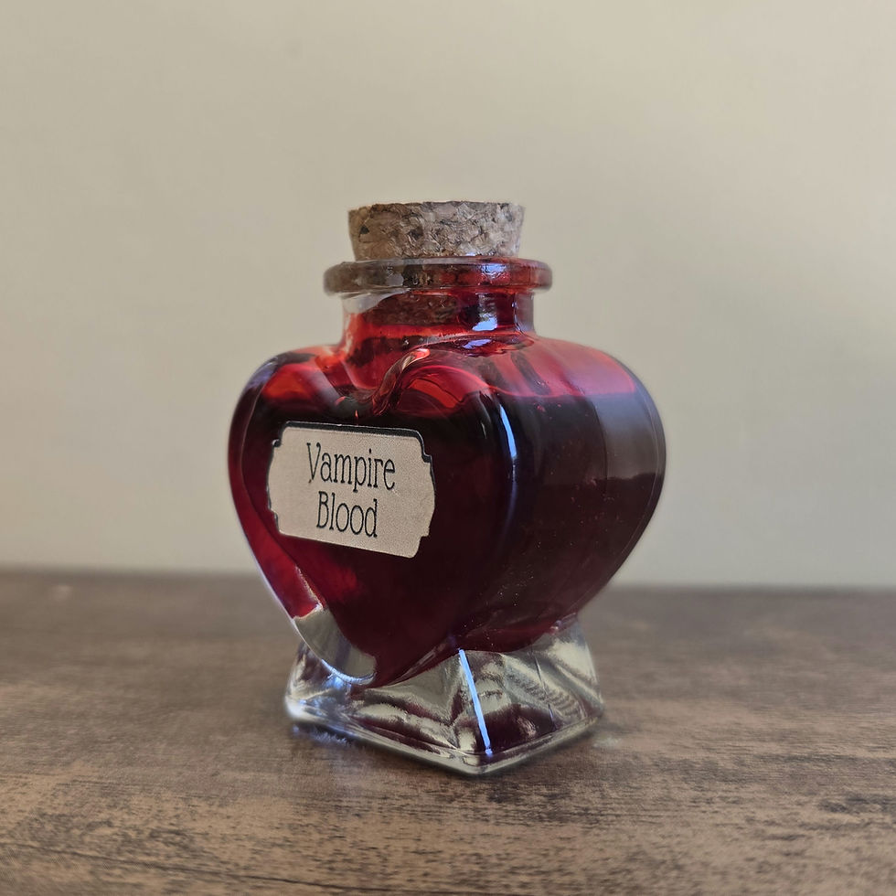 Miniature : Fiole Vampire Blood - Coeur
