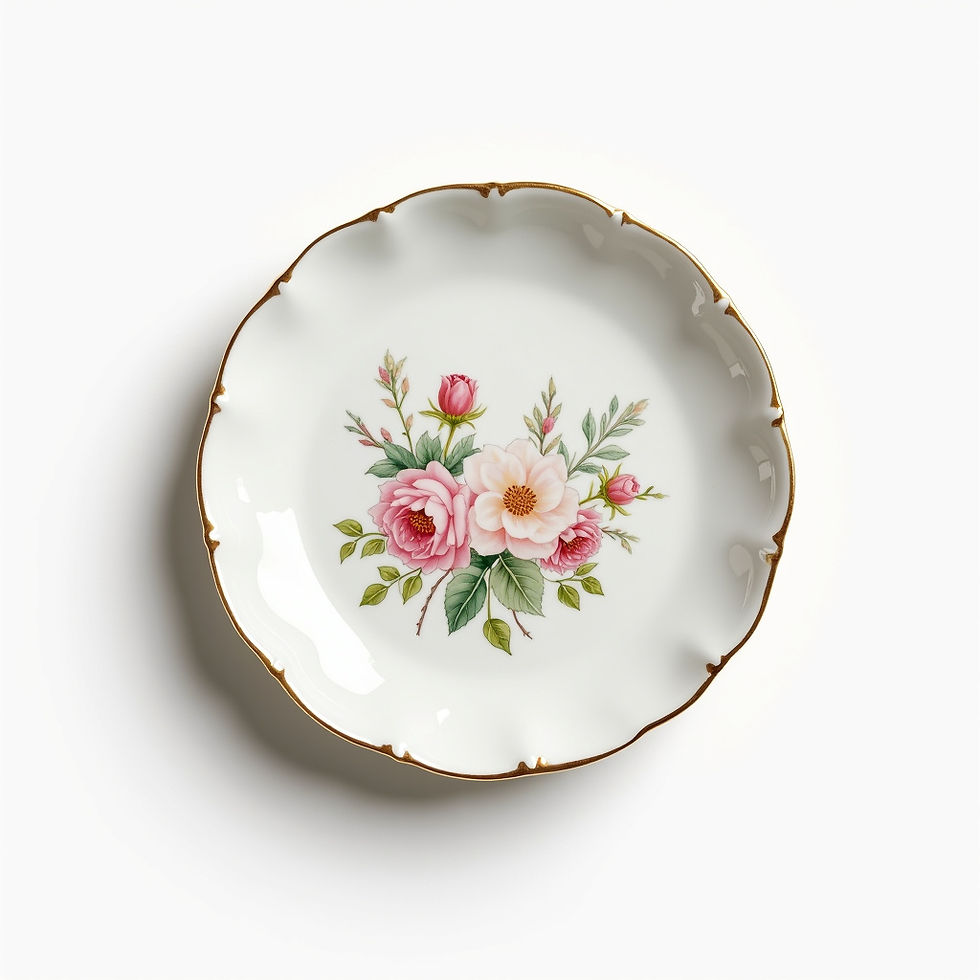 Floral Teacup Saucer