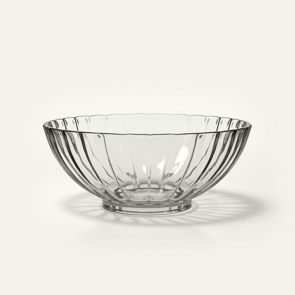Glass Fruit Bowl