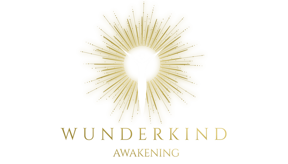 Goldenes spirituelles Firmenlogo