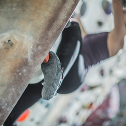 Close Up Wall Climbing