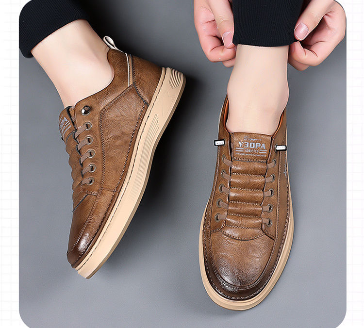 Thumbnail: Casual Leather Shoes — Soft Cowhide · Everyday Comfort