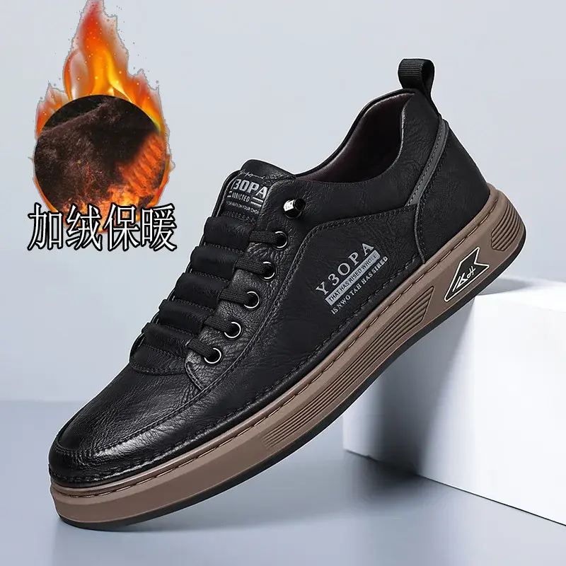 Thumbnail: Casual Leather Shoes — Soft Cowhide · Everyday Comfort