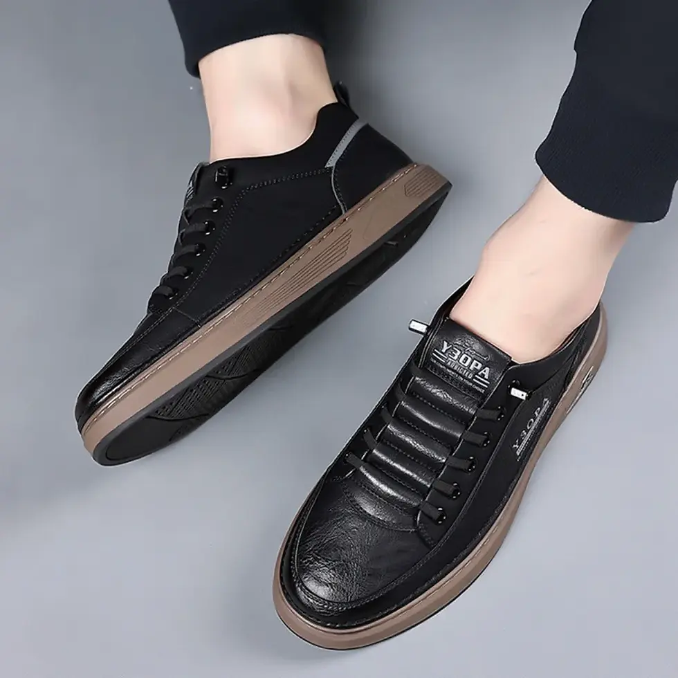 Thumbnail: Casual Leather Shoes — Soft Cowhide · Everyday Comfort
