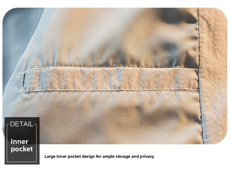 Thumbnail: Lightweight Colour-Block Sports Jacket — Hooded