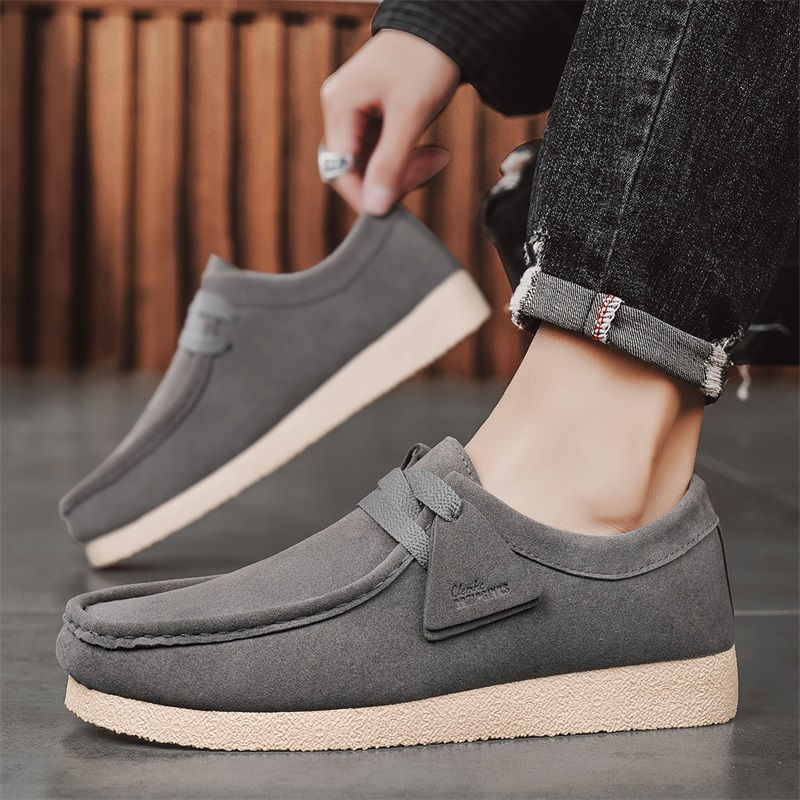Thumbnail: Slip-On Casual Shoes — Khaki Moccasin