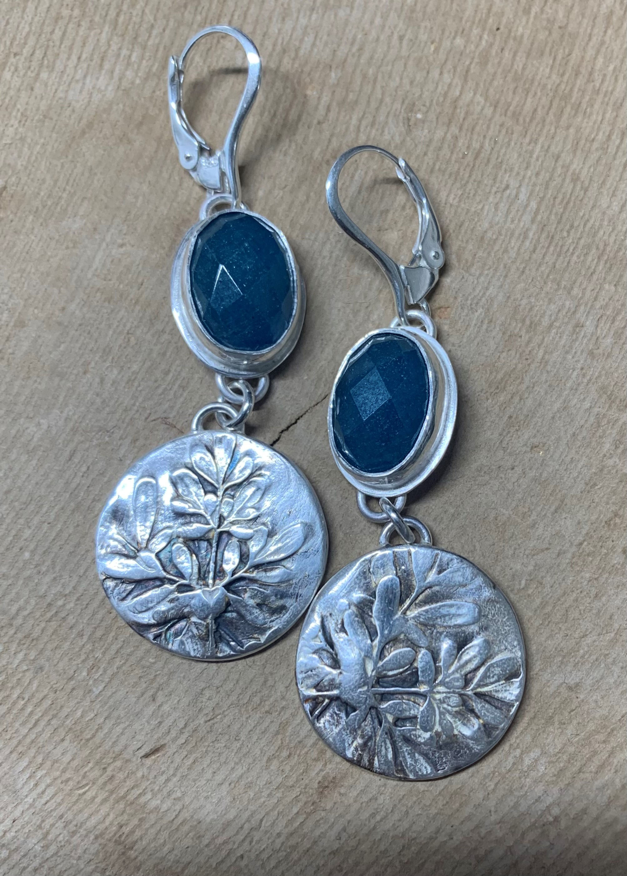 Blue Apatite Earrings