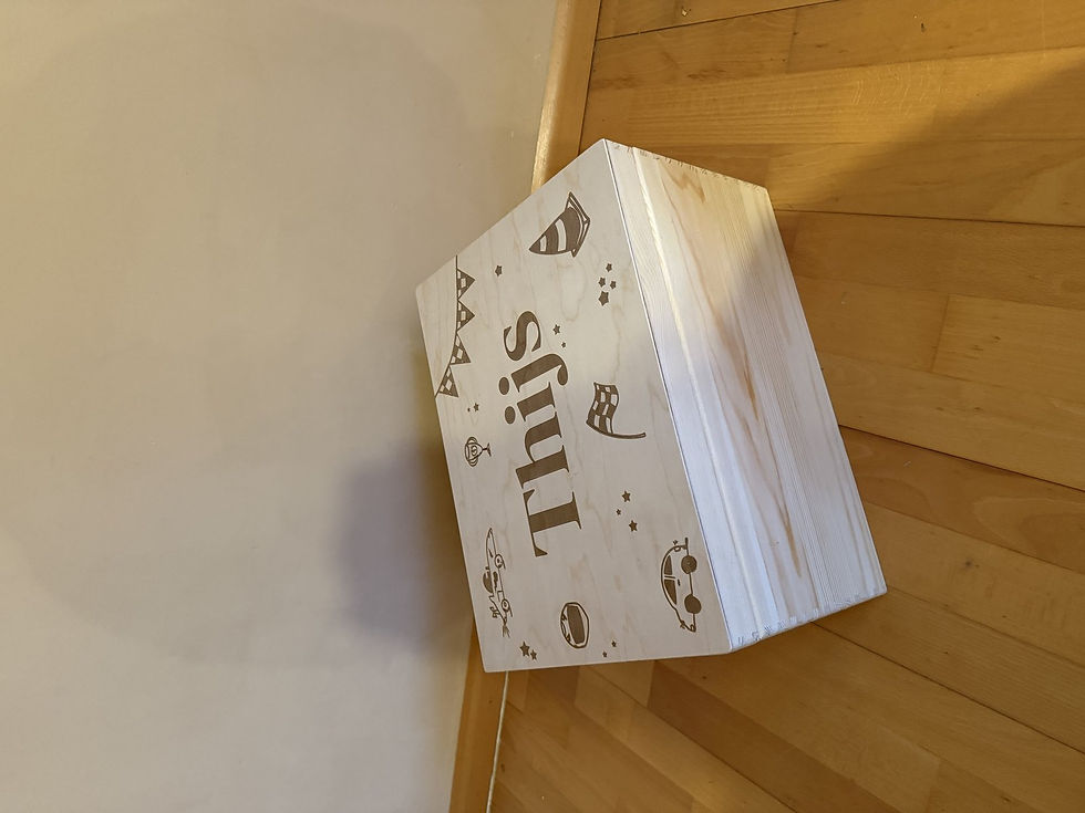 Thumbnail: Gegraveerde houten kisten - Tante Steef