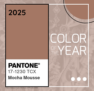 Mocha Mousse 17-1230 TCX Pantone 2025 Color of the Year