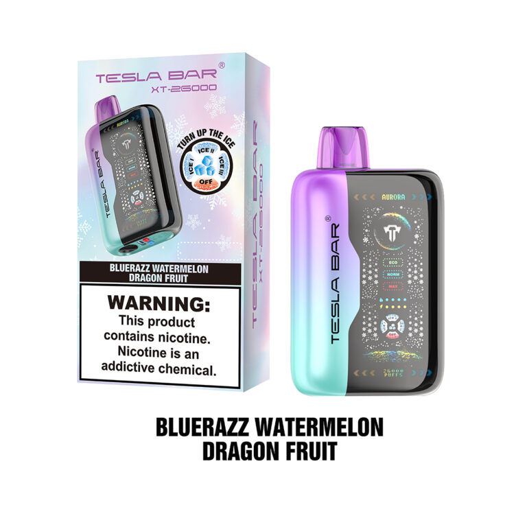 Thumbnail: Tesla Bar XT-26000 Puff (ice or nic control)