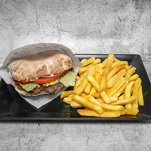 Ciabatta Cheeseburger Menü
