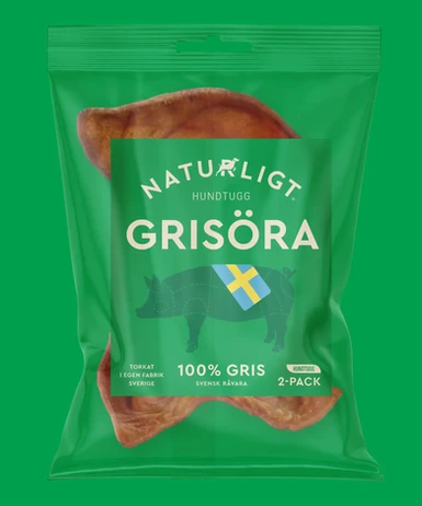 Naturligt® Hundtugg

Torkat grisöra på svensk råvara för hund. 
Lufttorkat på låg värme för att på bästa sätt bevara råvarans inneboende hälsobefrämjande egenskaper av vitaminer och mineraler.
Tillverkat i Sverige.

>  ett protein
>  svensk råvara
>  svensk tillverkning
>  utan sädeslag
>  inga tillsatser

Ingredienser: 
100% grisöra
100& svensk råvara