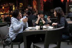 busy with two...phones