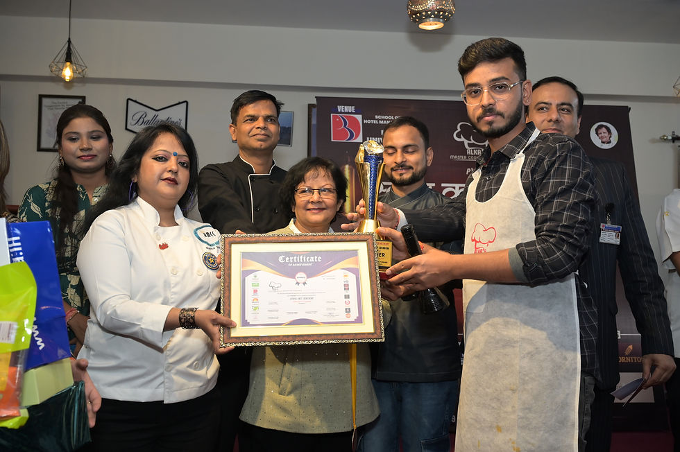 Abhishek Singh - Winner of the Title Super Chef of Lucknow - 2025