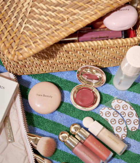 Blush, Highlighter, Eye Patches, Brush, Spray