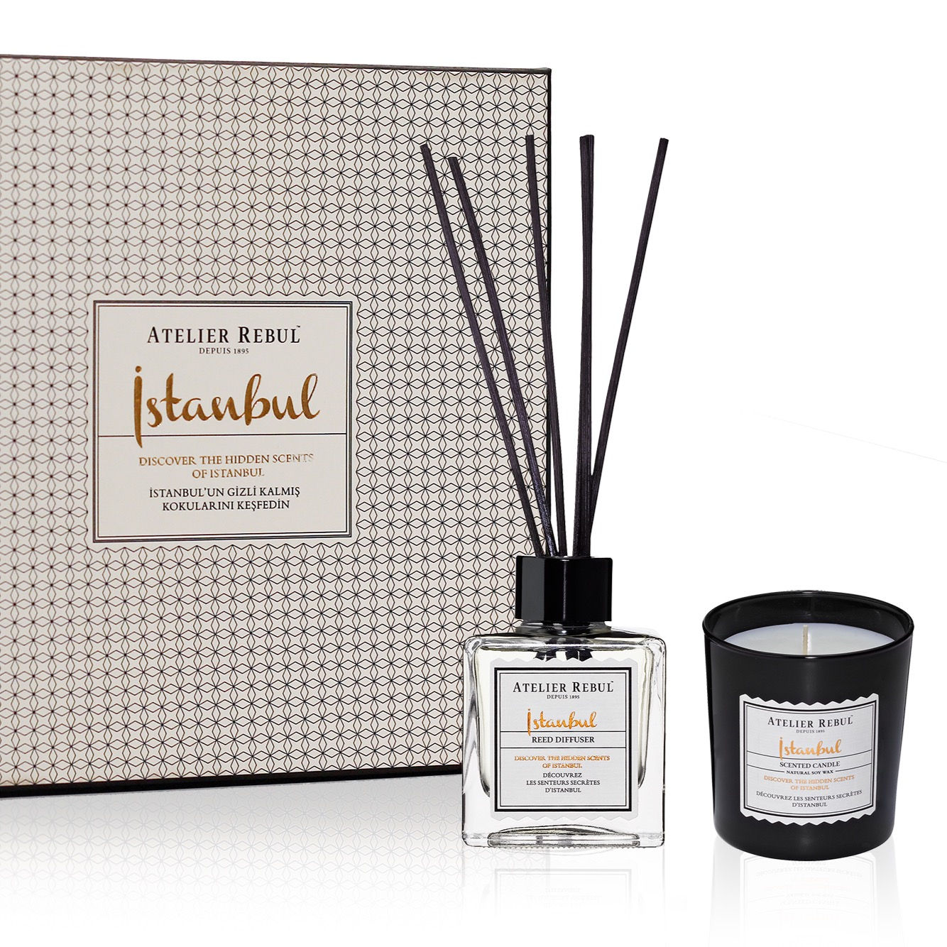 Istanbul Geschenkset Stokjes + Kaars