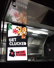 Food Truck Menu Screen Digital