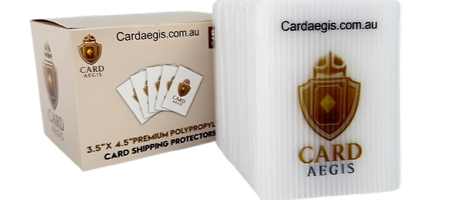 TCG Protection Solutions, www.cardaegis.com.au, Card shipping Guards, card Shipping Protectors