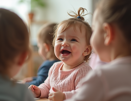 A-group-of-babies-and-parents-attending-a-music-sensory-class-with-joyful-expressions-unde