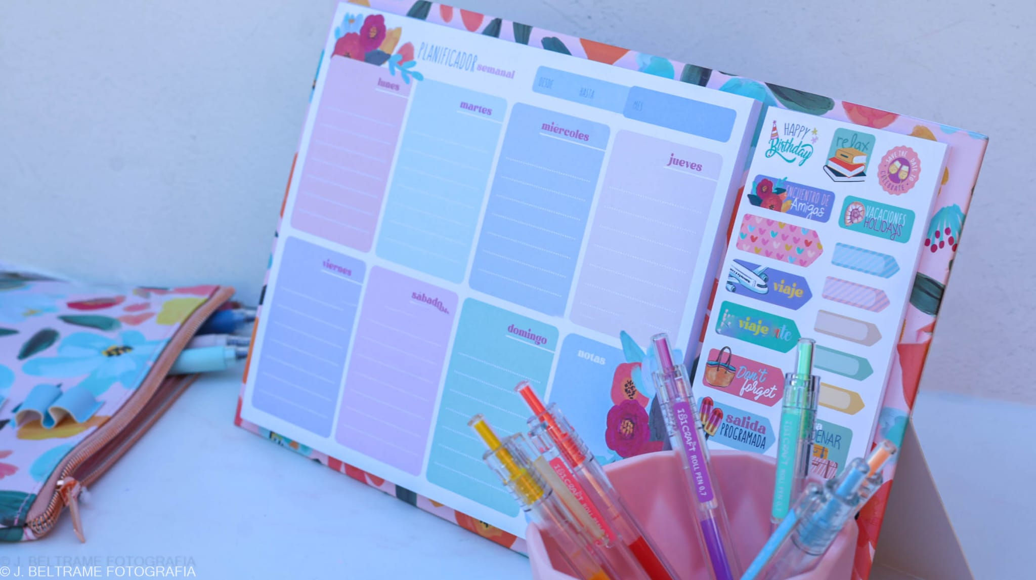 Planificador Flowers Ibi Craft 