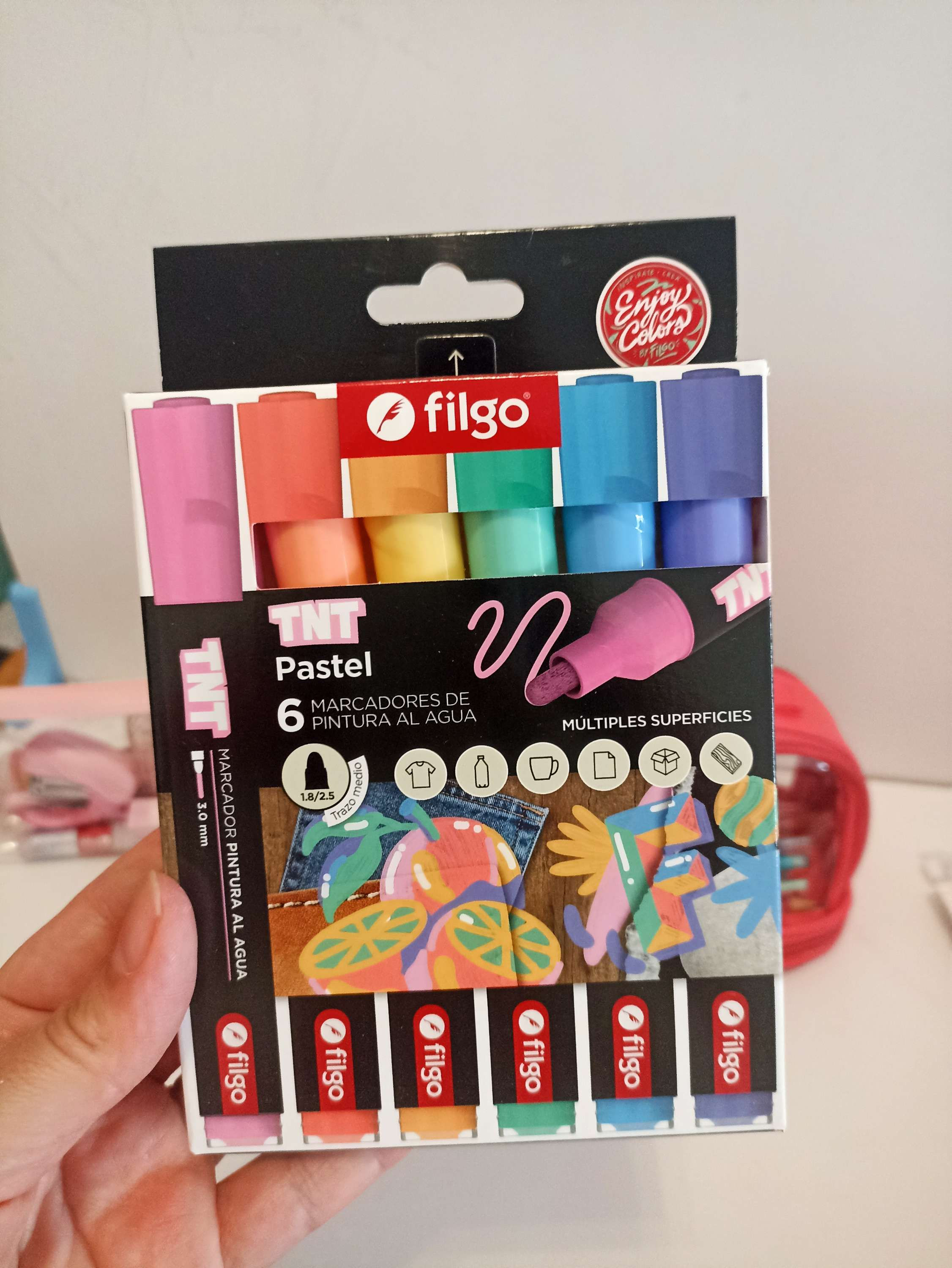 Marcador TNT Acrilico 3.0 Pastel Filgo 