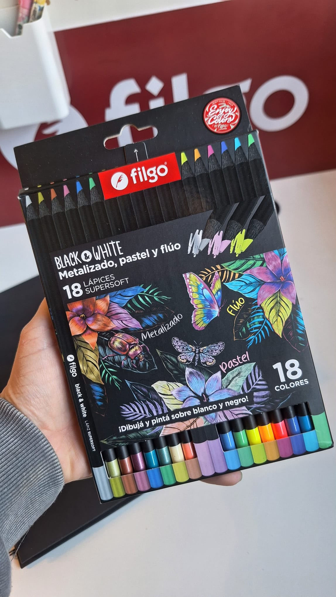 Lápices de colores Supersoft Filgo 