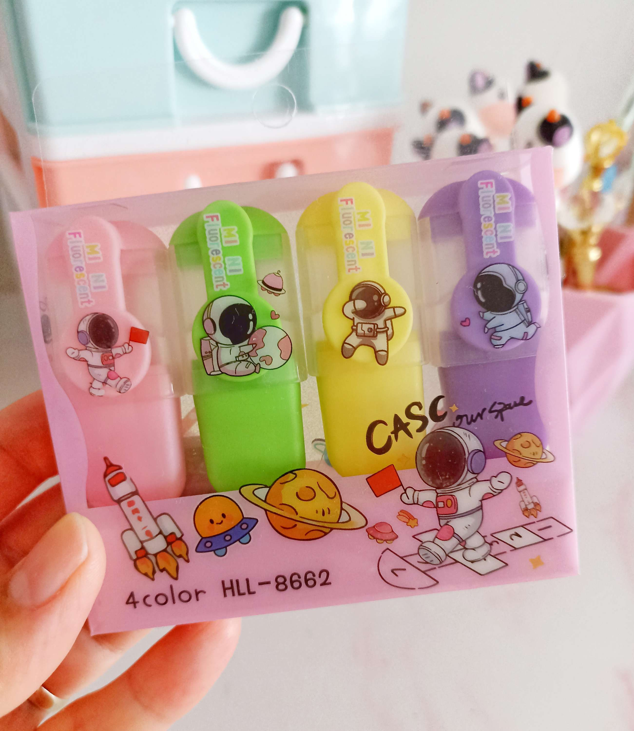 Resaltadores Mini Galaxy x 4 