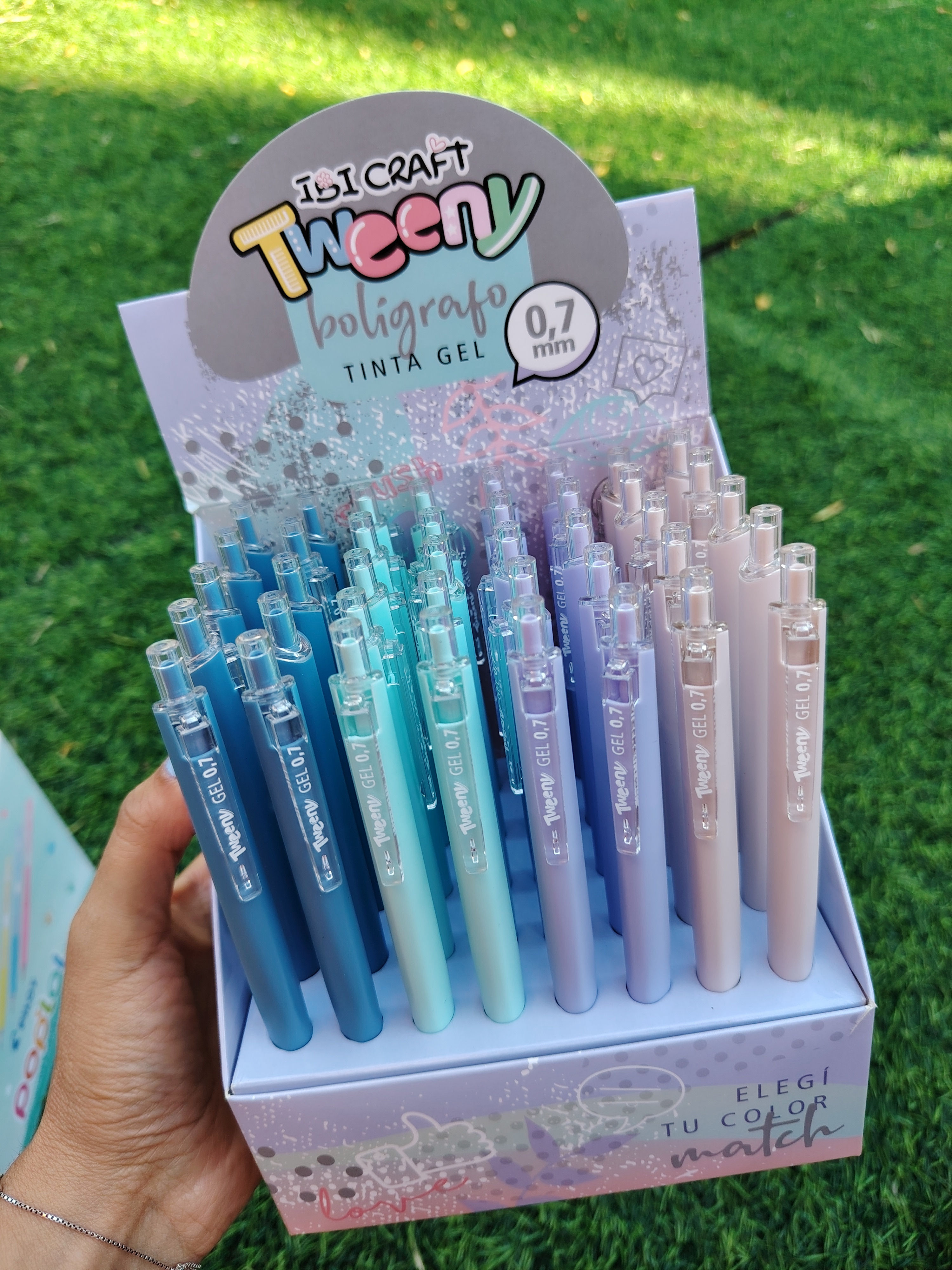 Lapicera Tinta Gel Tweeny Pastel 