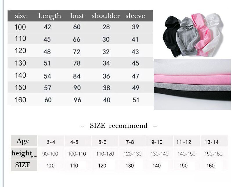 Thumbnail: Children's Pullover Pink Coat Hoodie Sweatshirt Top + Pants Boys Girls Toddler 3