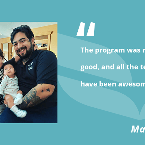 HVAC Grad at UEI College in Riverside Motivated by Brighter Future for His Family