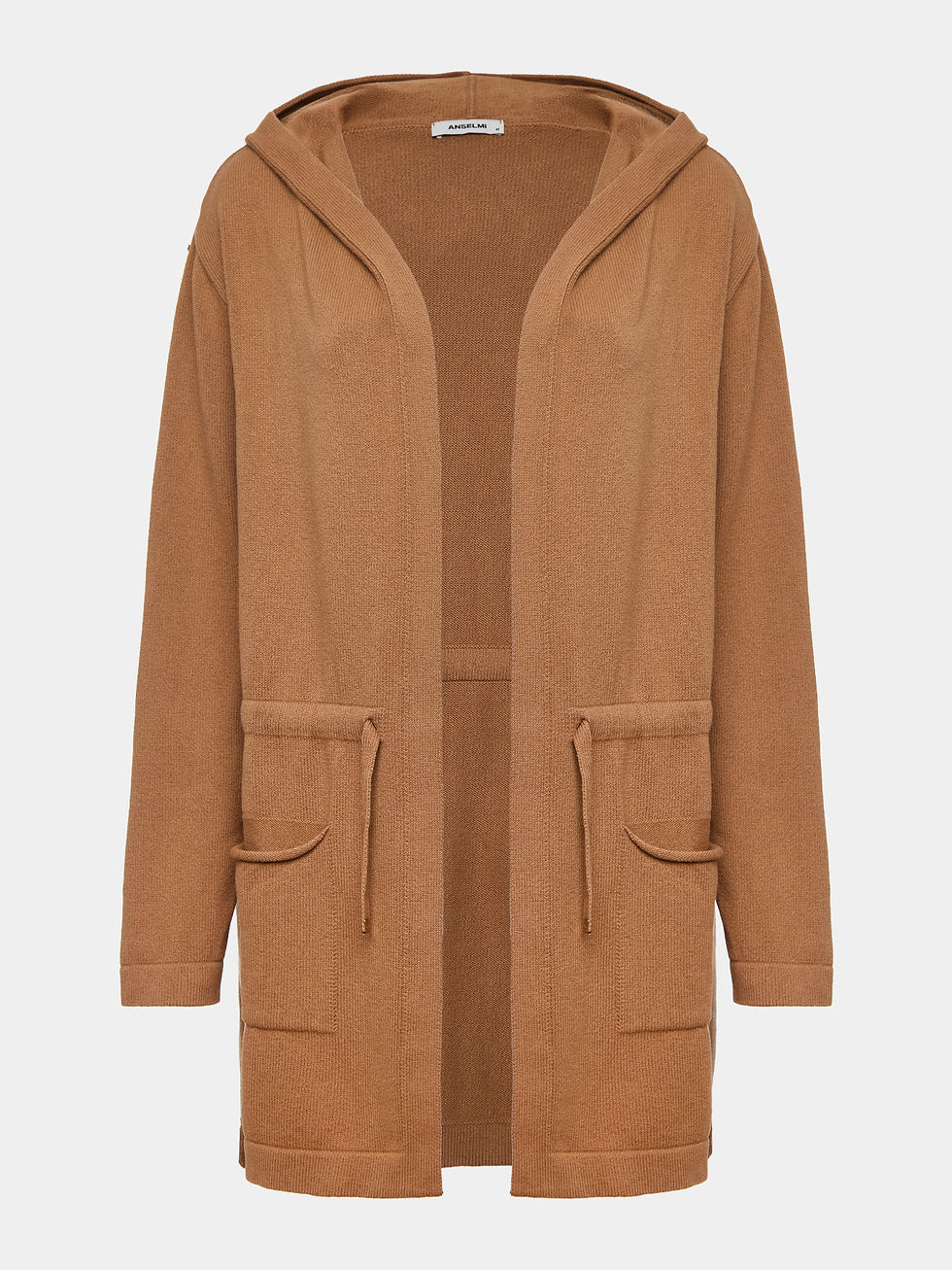 Miniatura: Casaco Parka com Capuz Tricot Anselmi Camelo